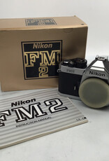 NIKON Nikon FM2N Silver Camera in Box Used EX