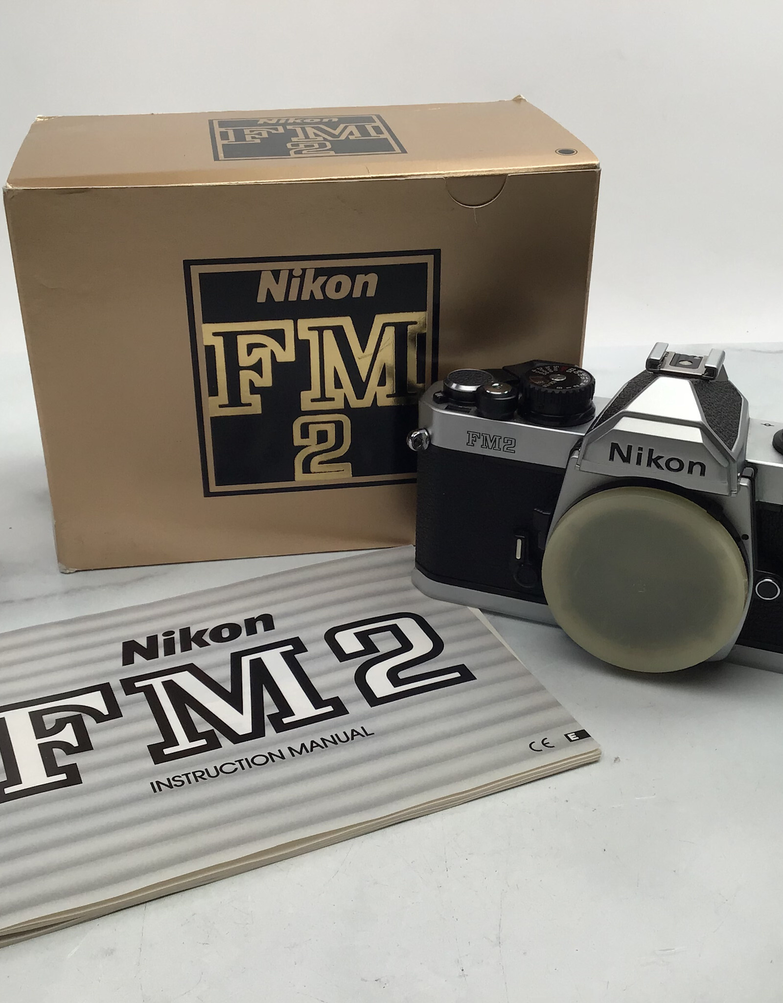 NIKON Nikon FM2N Silver Camera in Box Used EX