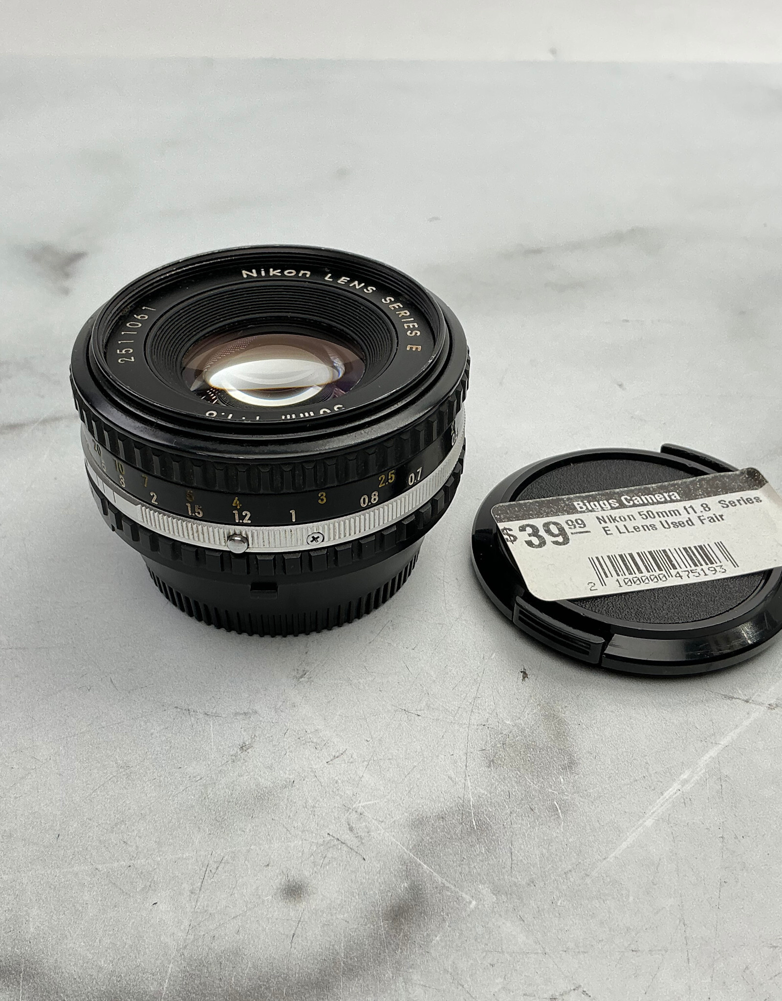 NIKON Nikon 50mm f1.8 Series E Lens Used Fair
