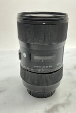 CANON Sigma 18-35mm f1.8 DC Art Lens for Canon EF Used Fair