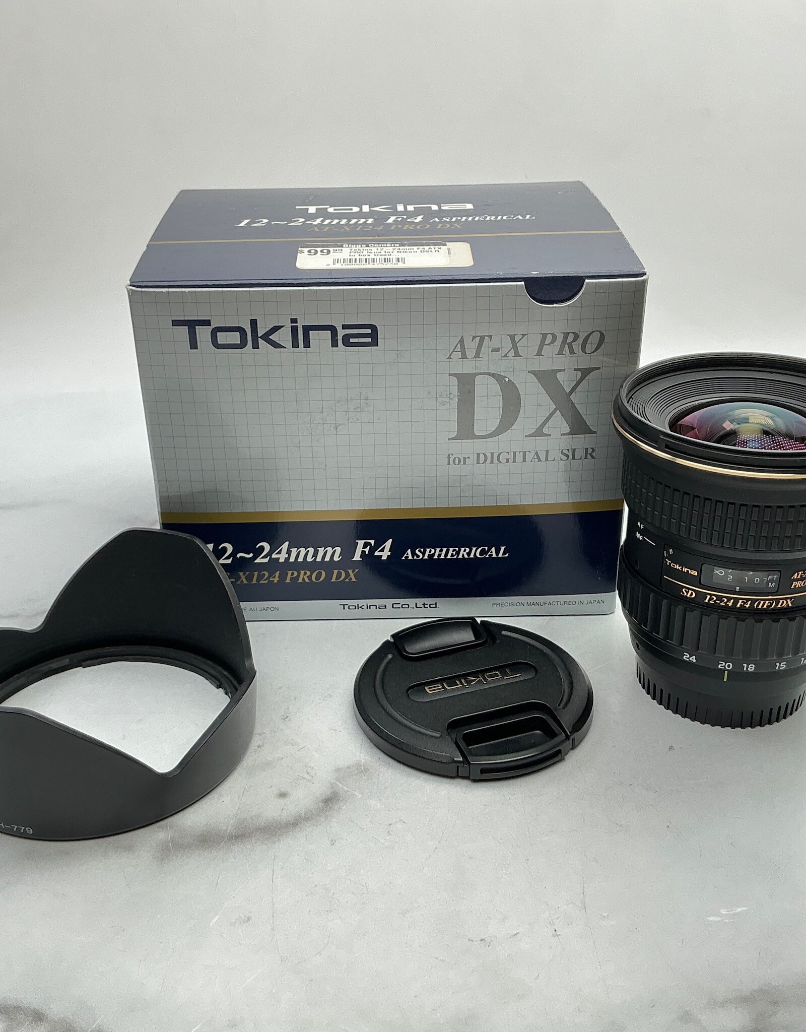 Tokina Tokina 12-24mm f4 ATX PRO Lens for Nikon F Used Good