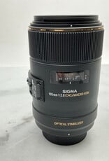 SIGMA SIGMA 105mm f2.8 EX DG Macro OS Lens for Nikon F Used Good