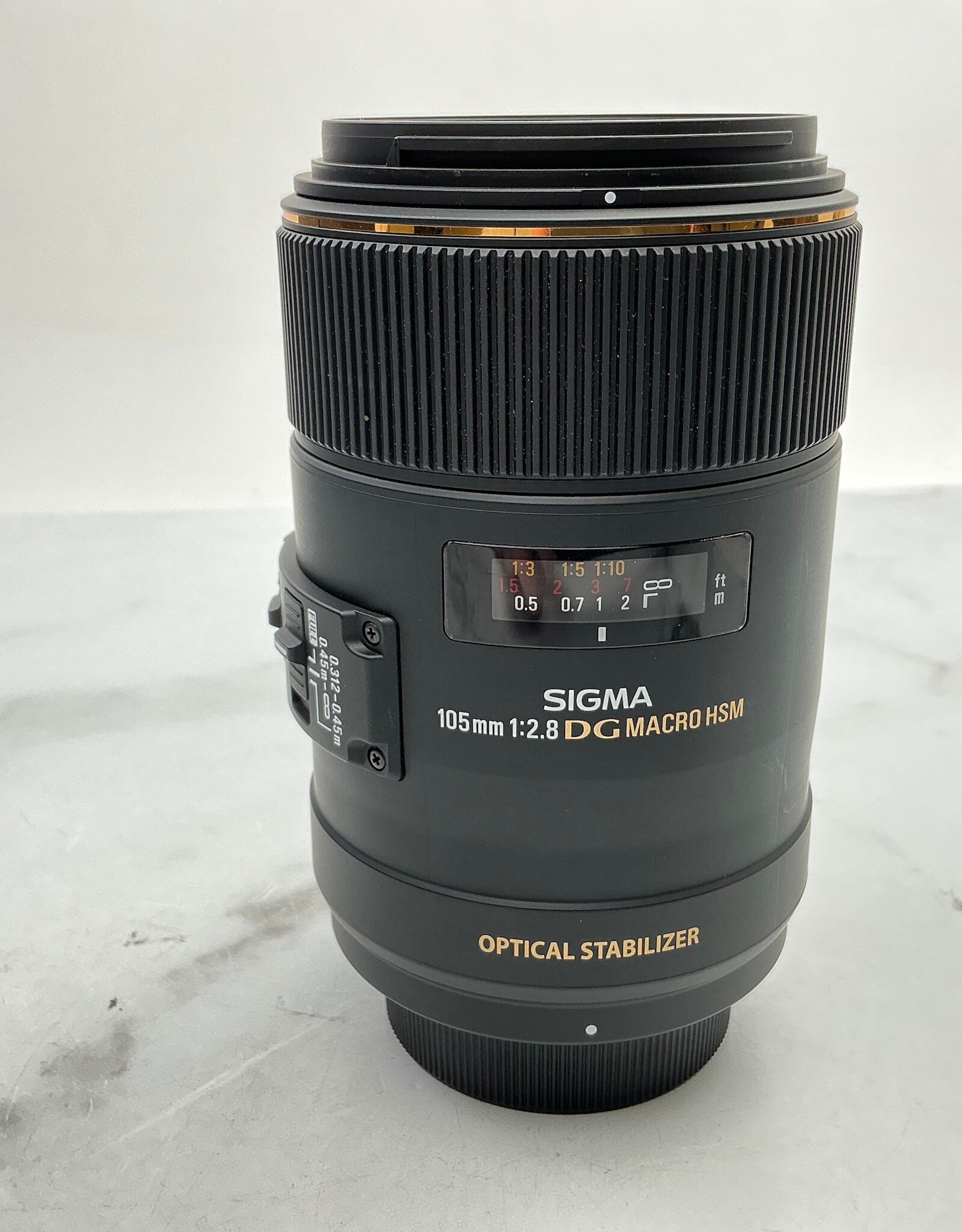 SIGMA SIGMA 105mm f2.8 EX DG Macro OS Lens for Nikon F Used Good