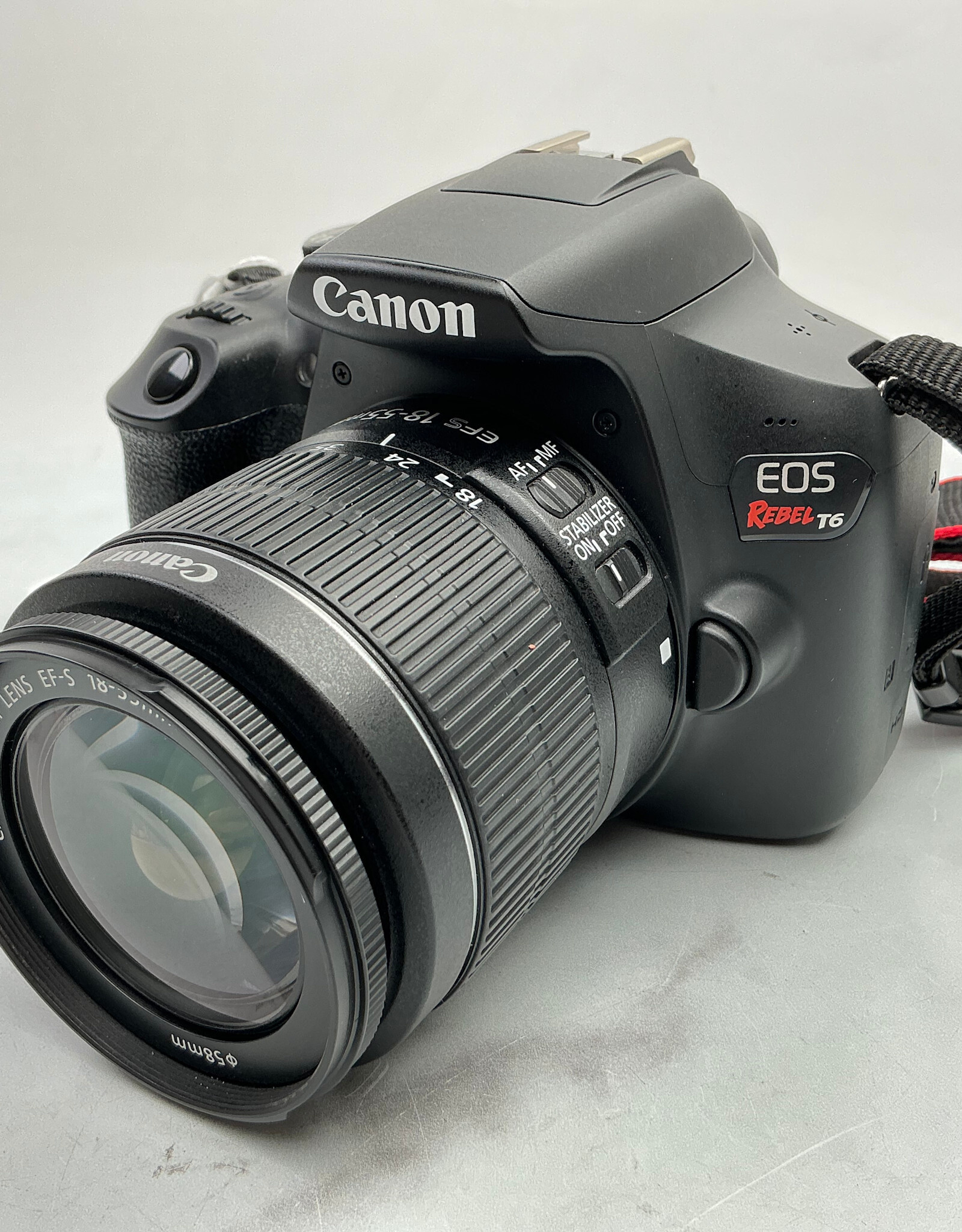 CANON Canon Rebel T6 Camera w/ 18-55mm Lens Used Good