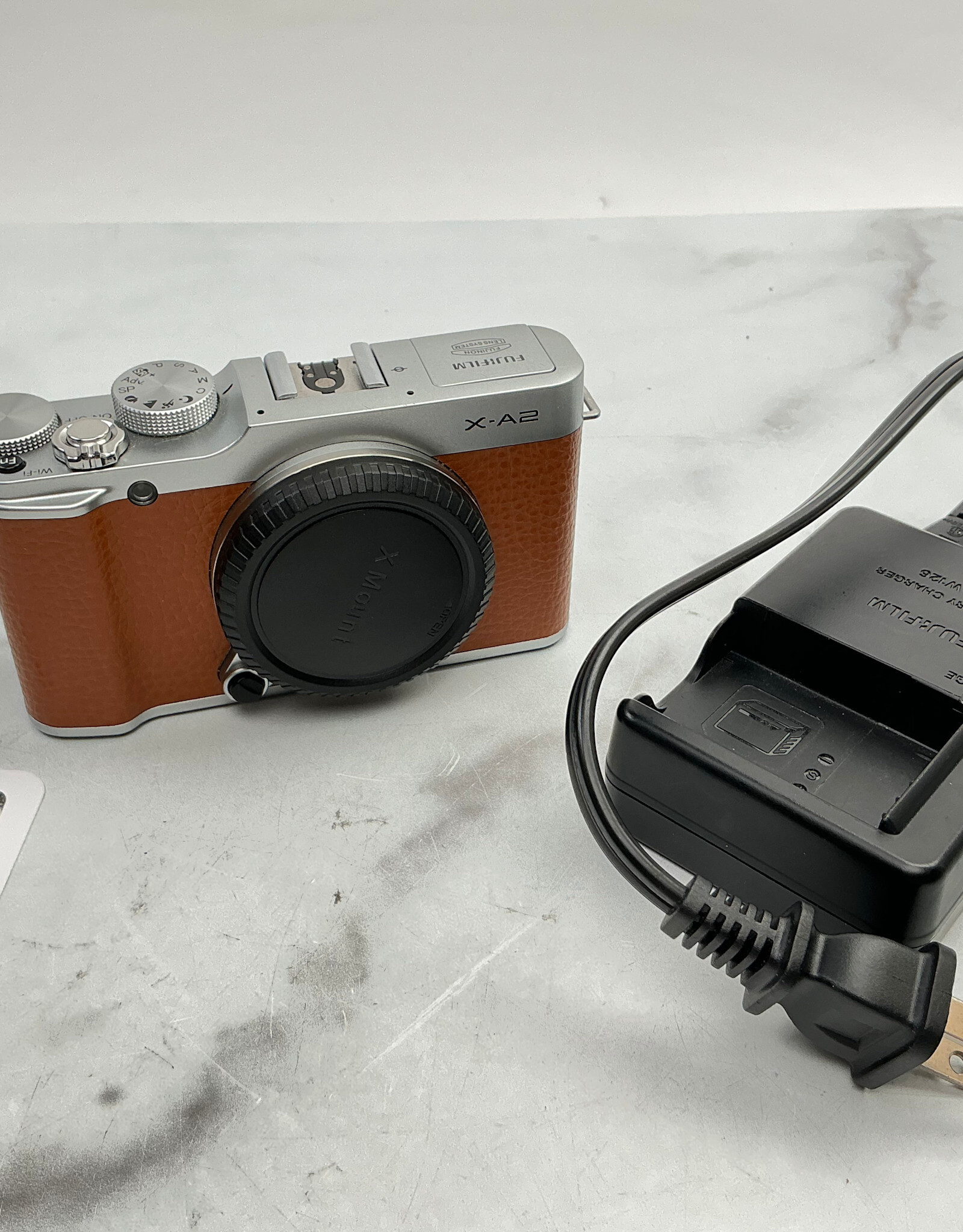 FUJI Fuji X-A2 Camera Body Brown Grip Used Good