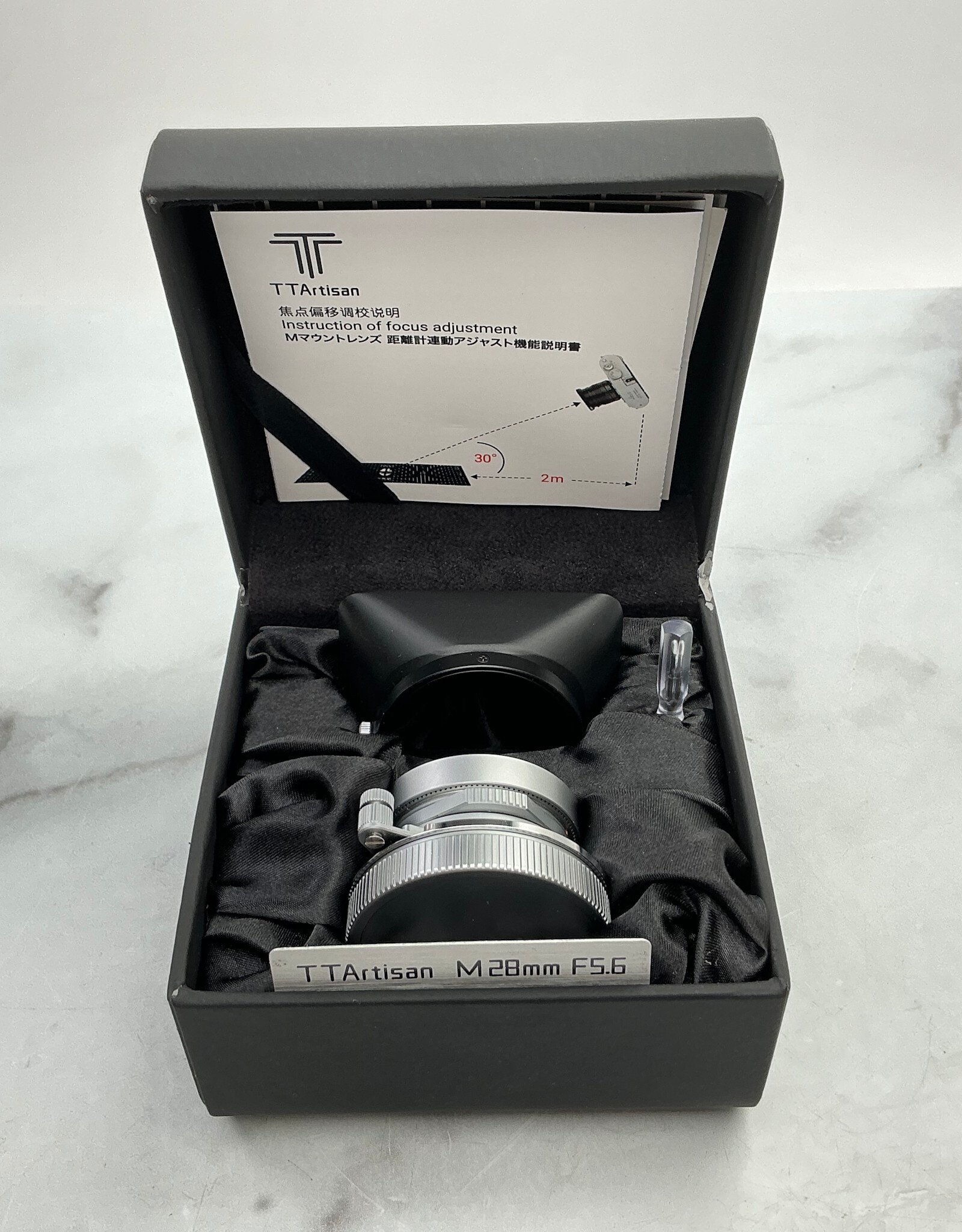 ttartisan TTArtisan  M 28mm F5.6 Silver Lens Used LN