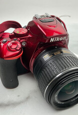 NIKON Nikon D5500 Red Camera w/ 18-55 Used Good