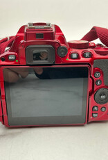 NIKON Nikon D5500 Red Camera w/ 18-55 Used Good
