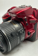 NIKON Nikon D5500 Red Camera w/ 18-55 Used Good
