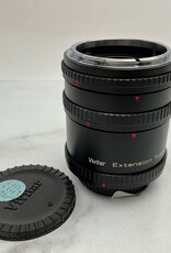 Vivitar Vivitar Extension Tube Set AT-4 FL-FD Canon 12,20,38 Used Good