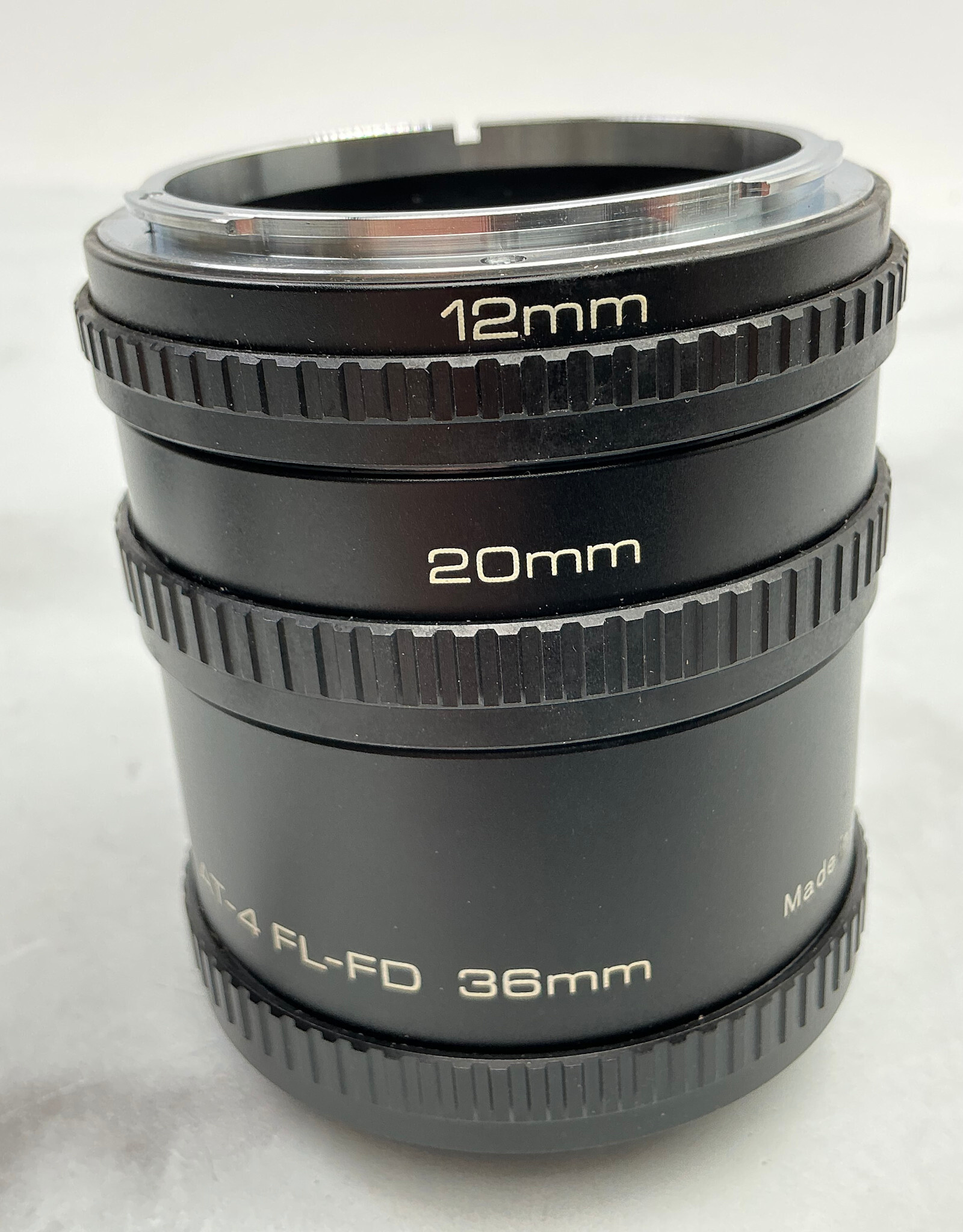 Vivitar Vivitar Extension Tube Set AT-4 FL-FD Canon 12,20,38 Used Good