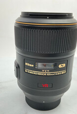 NIKON Nikon AF-S Micro Nikkor 105mm f2.8 G ED N VR Lens Used Good