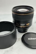 NIKON Nikon AF-S 85mm f1.4 G Lens w/hood Used Good