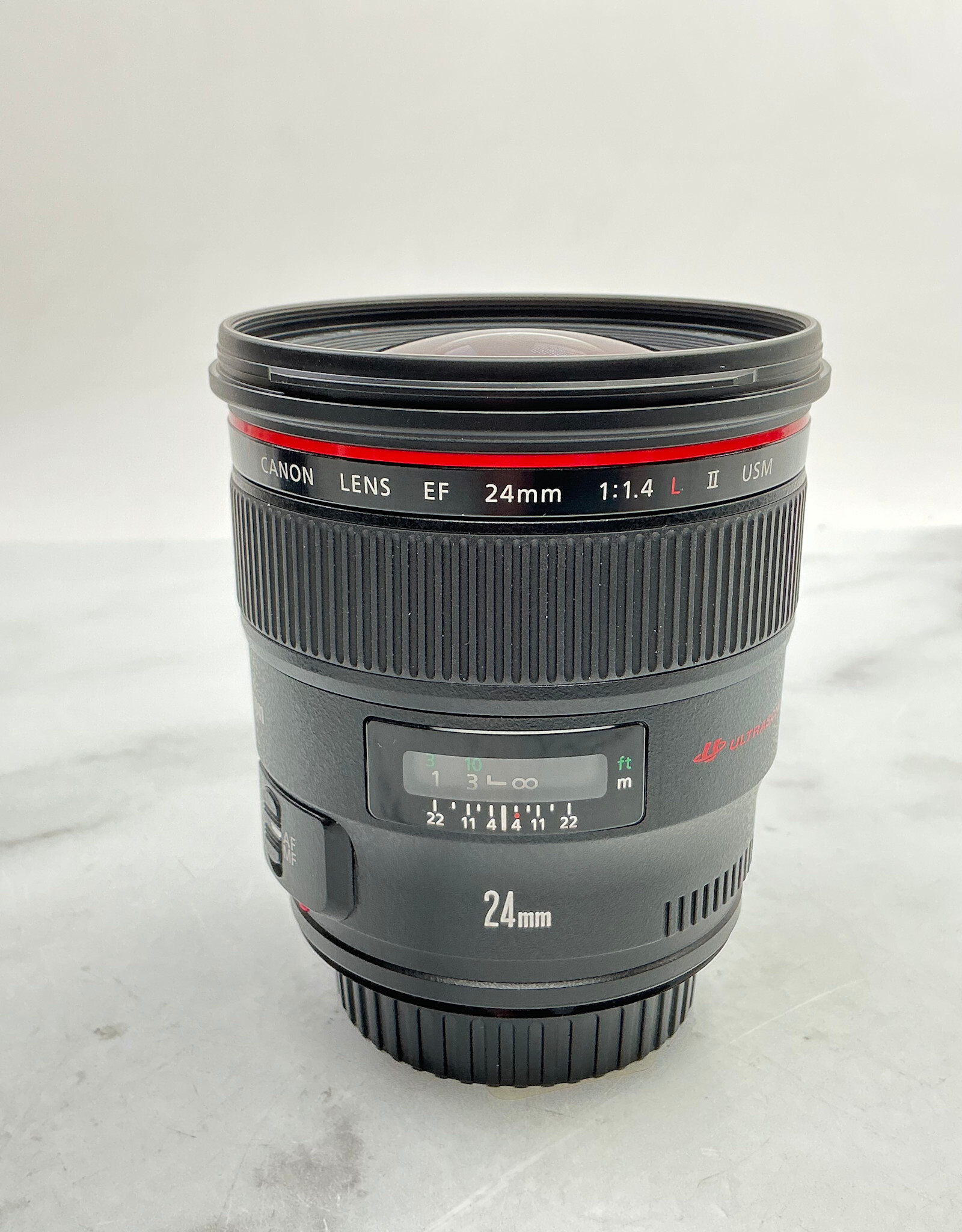 CANON Canon EF 24mm f1.4 L II USM  Lens w/ Hood Used Good