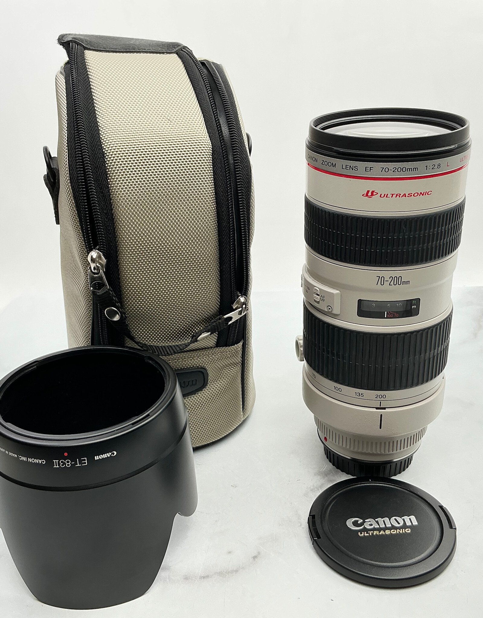 CANON Canon EF 70-200mm f2.8 L in Case Used Good