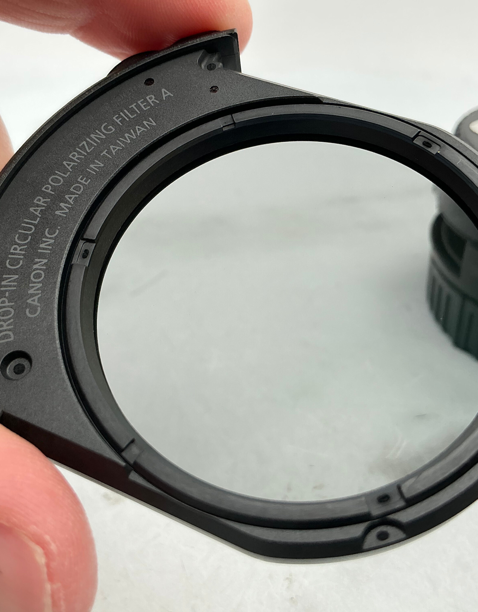 CANON Canon Drop-In Filter Mount Adapter EF-EOS R w/ CPL Used Good