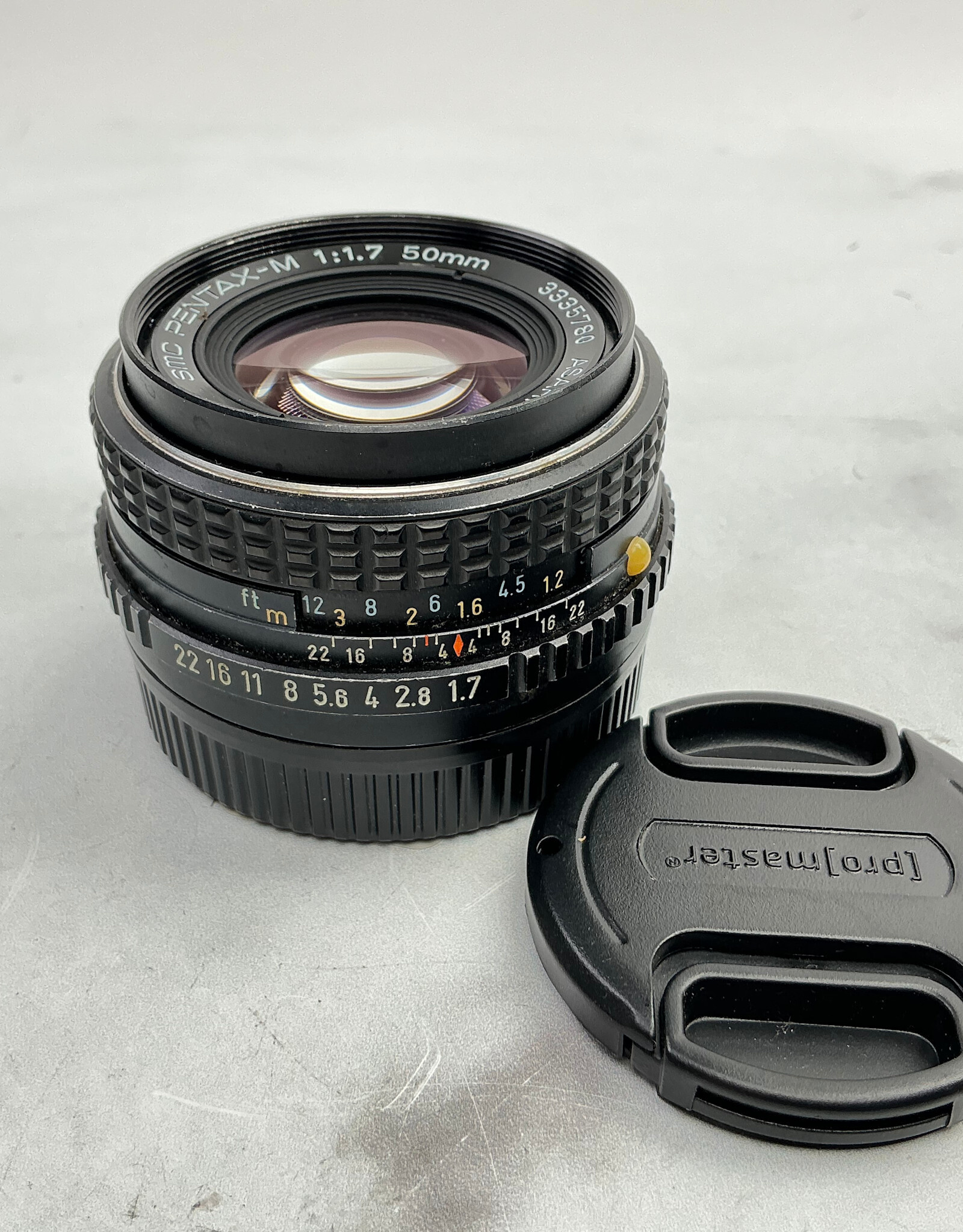 Pentax Pentax M SMC 50mm f1.7 Lens PK Used Good