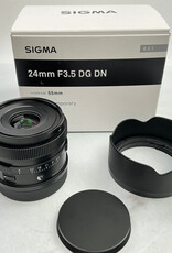 SIGMA Sigma 24mm f3.5 DG DN Lens for L Mount Used EX
