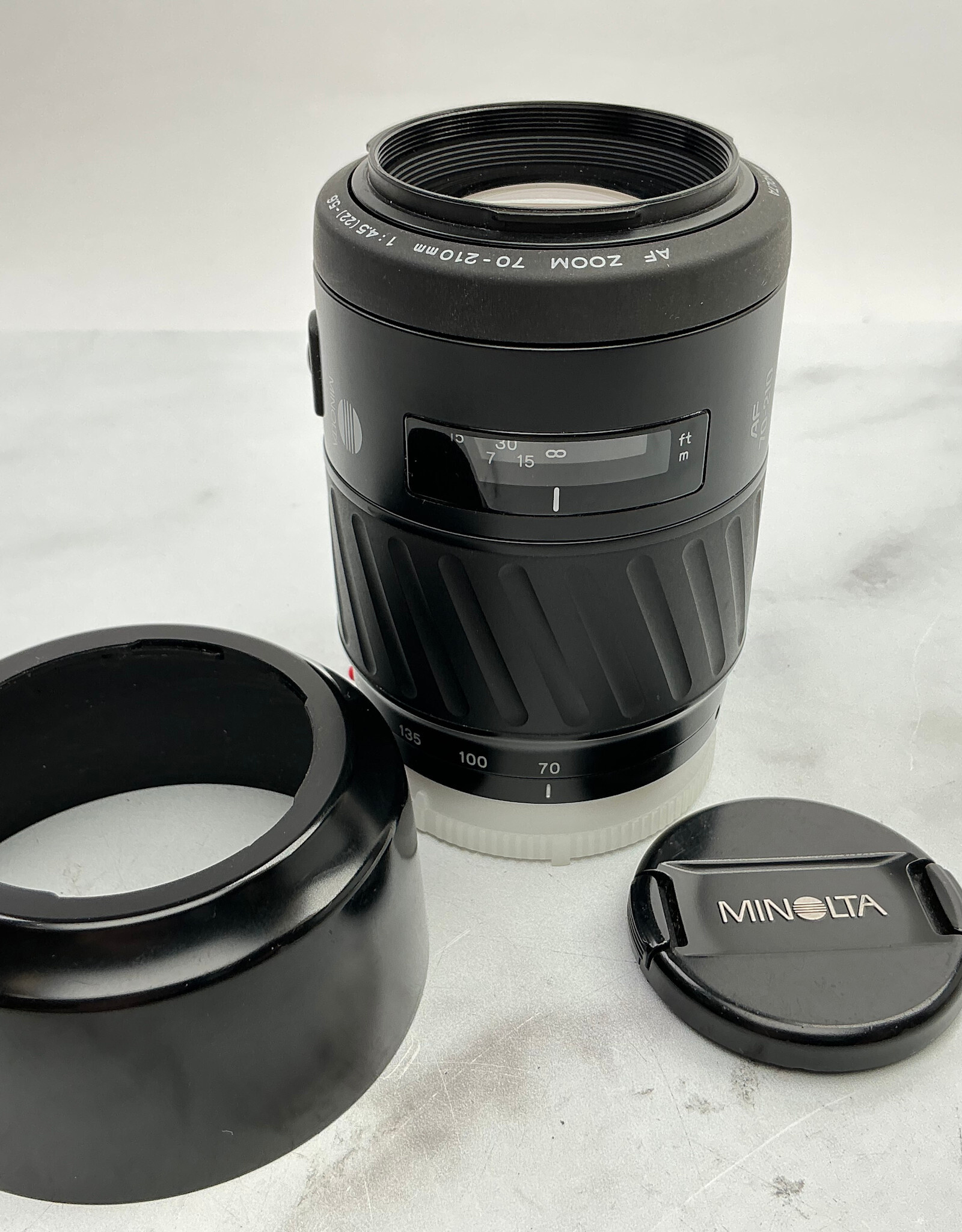 Minolta Minolta AF 70-210mm f4.5-5.6 Lens w/ Hood Used Fair