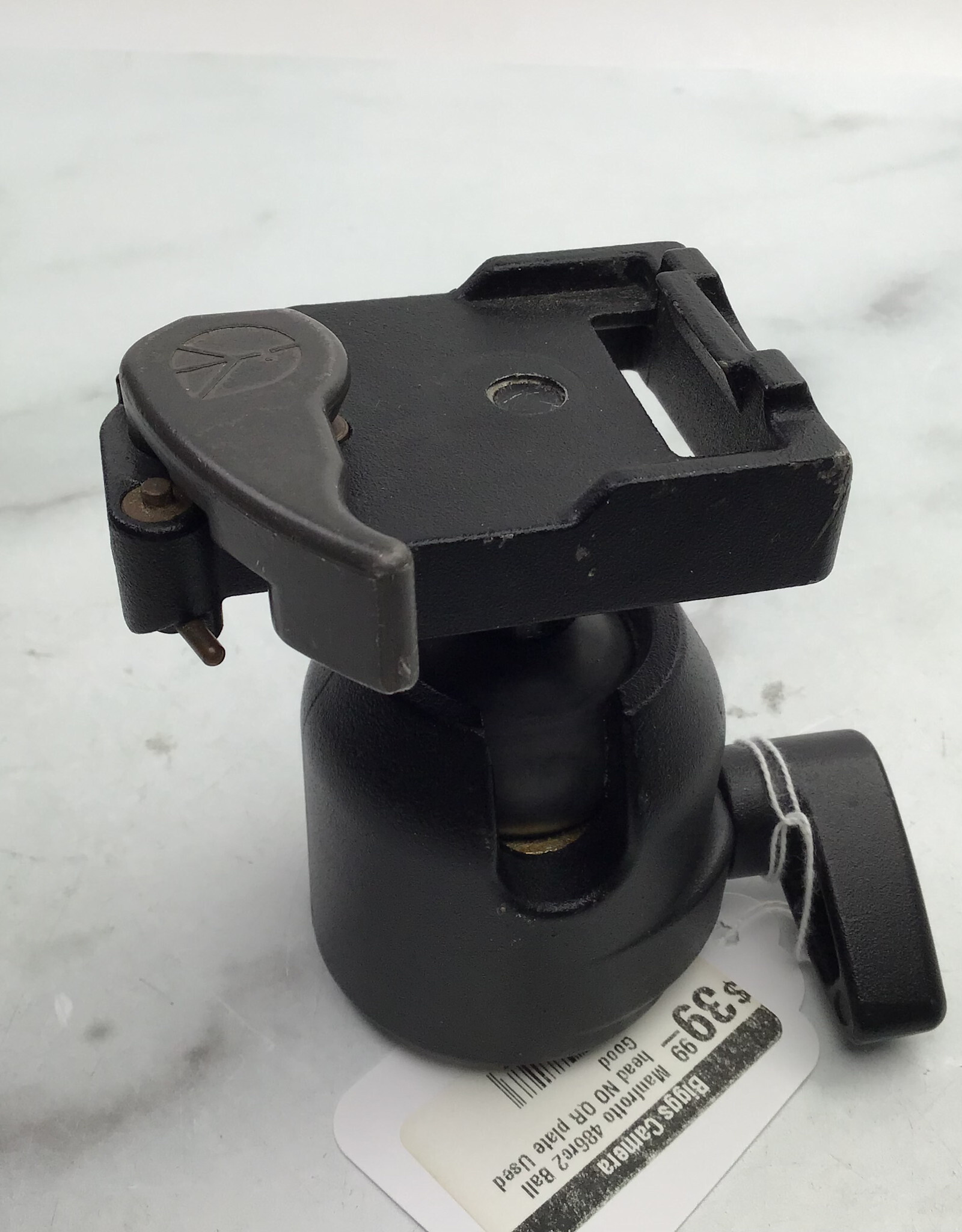 MANFROTTO Manfrotto 486RC2 Ball Head No QR Plate Used Fair