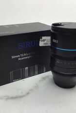 Sirui 50mm T2.9 1.6X Anamorphic Lens for Canon RF in box Used Good