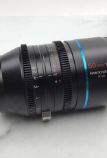 Sirui 50mm T2.9 1.6X Anamorphic Lens for Canon RF in box Used Good
