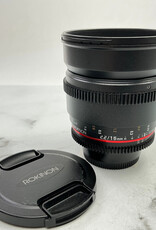 ROKINON Rokinon 16mm T2.2 ED AS UMC CS Lens for Nikon F Used Good