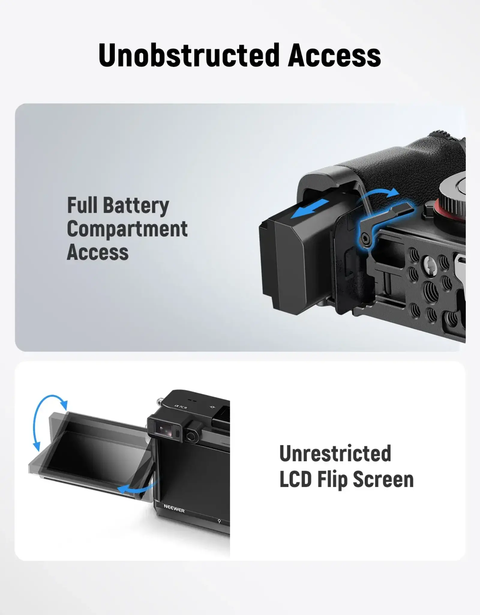 Neewer NEEWER  Baseplate for Sony a7C II a7CR CLOSEOUT