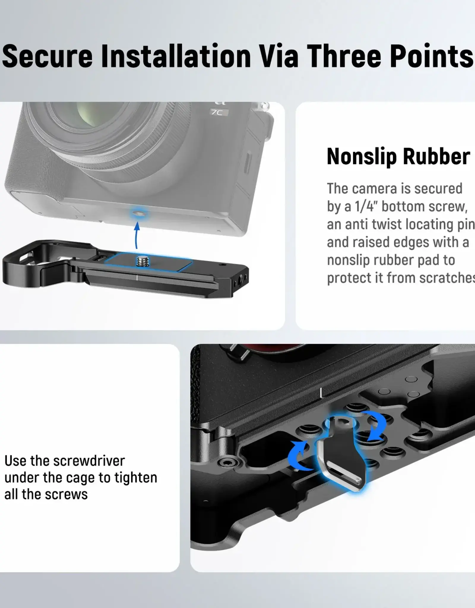Neewer NEEWER  Baseplate for Sony a7C II a7CR CLOSEOUT