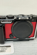 Lumix Panasonic Lumix S9 Camera Red w/ Cage NO CHARGER Used Good
