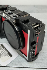Lumix Panasonic Lumix S9 Camera Red w/ Cage NO CHARGER Used Good