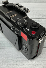 Lumix Panasonic Lumix S9 Camera Red w/ Cage NO CHARGER Used Good