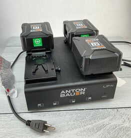 Anton Bauer Anton Bauer LP4 Charging Station w/3 Dionic XT 90 Batteries Used Good