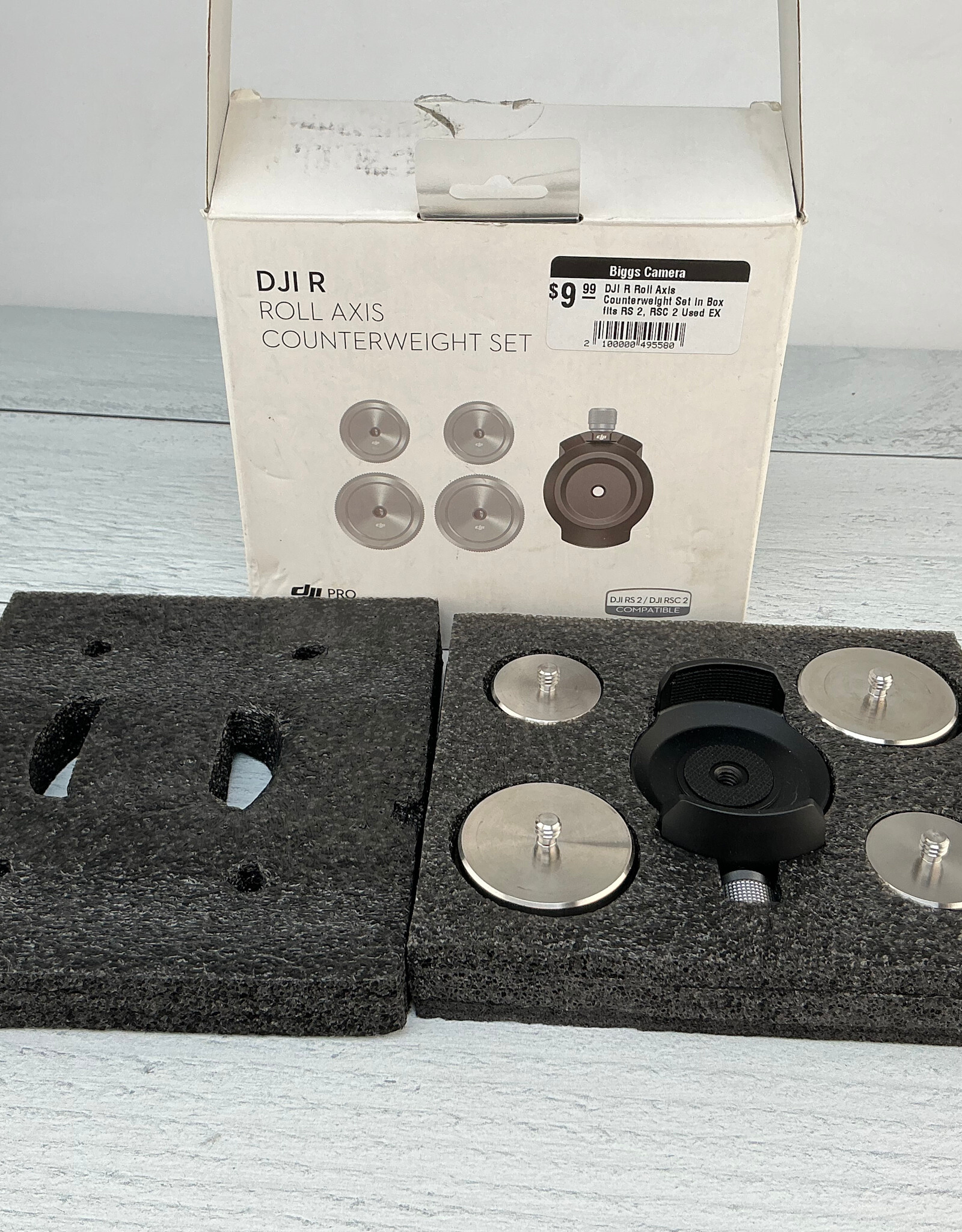 DJI DJI R Roll Axis  Counterweight Set RS 2, RSC 2 Used EX