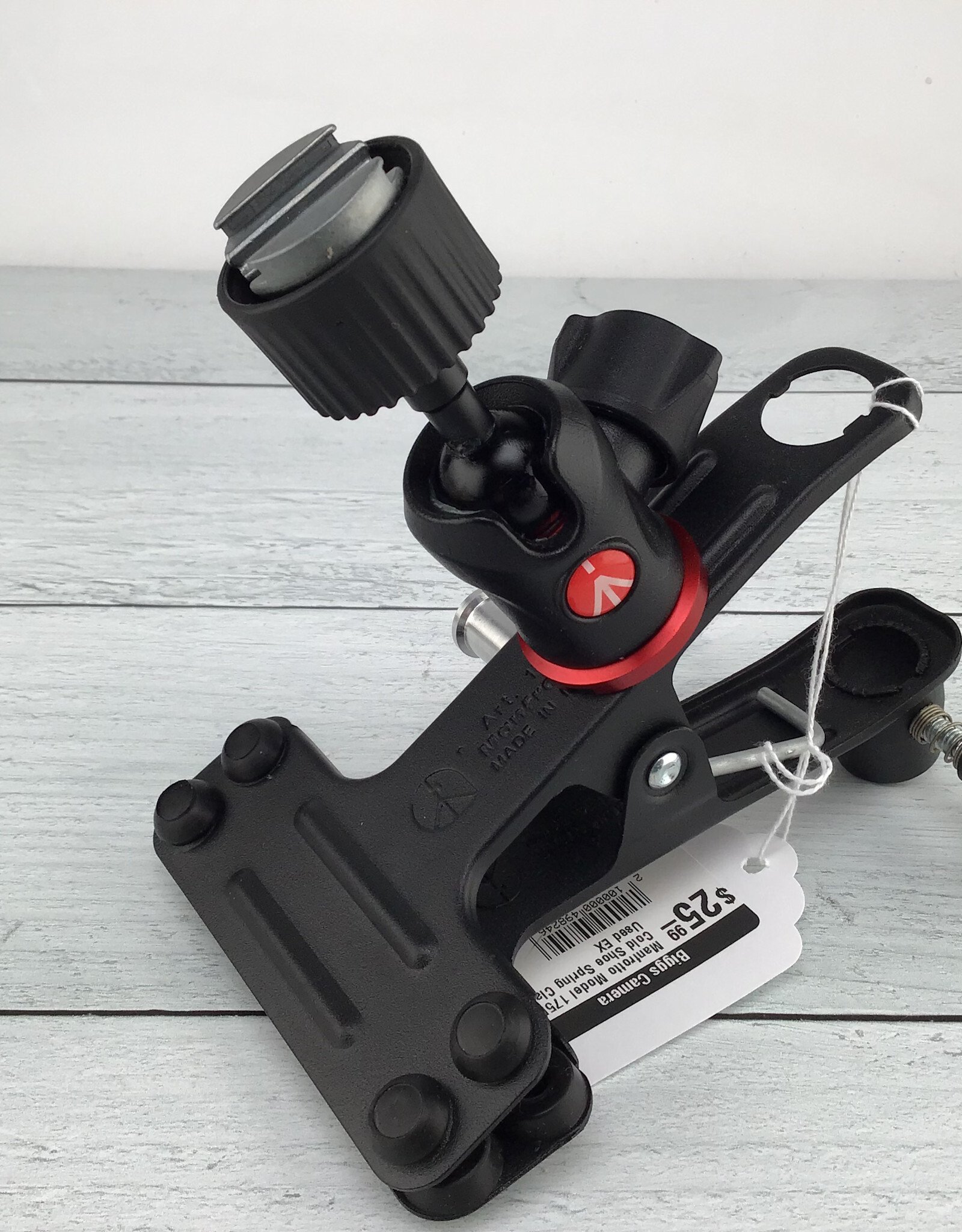 MANFROTTO Manfrotto Model 175F-2 Cold Shoe Spring Clamp Used EX
