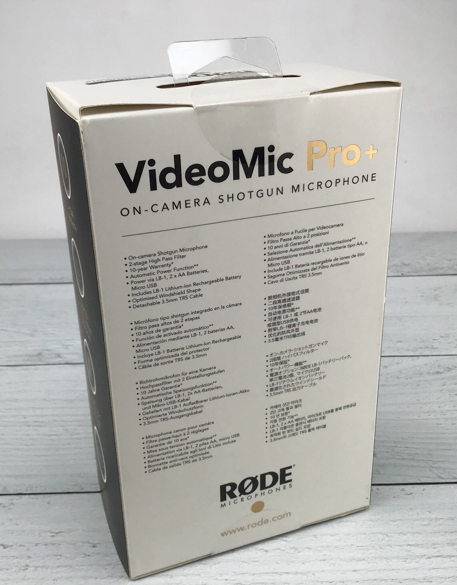 RODE Rode Video Mic Pro + Good Boxed Used LN