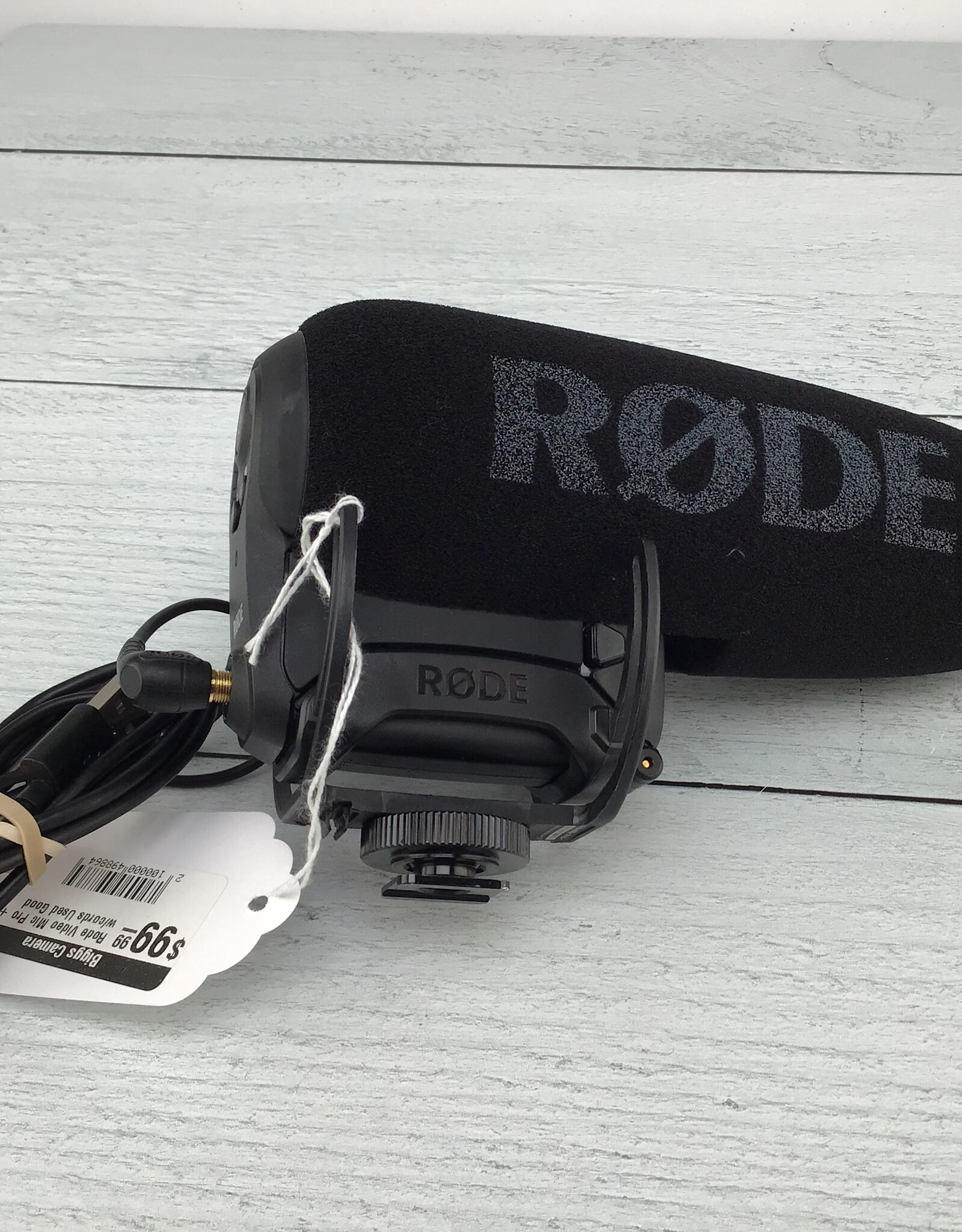 RODE Rode Video Mic Pro + w/cords Used Good