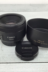 CANON Canon EF 50mm f1.8 STM Lens w/ Hood Used Good