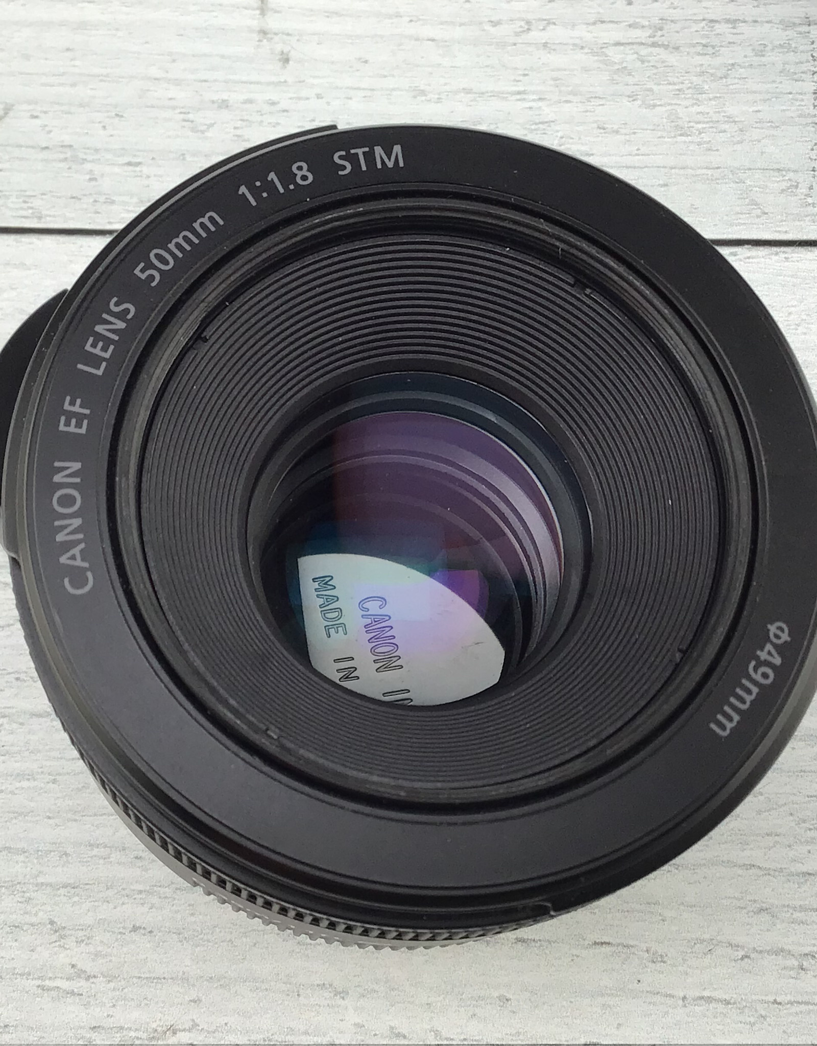 CANON Canon EF 50mm f1.8 STM Lens w/ Hood Used Good
