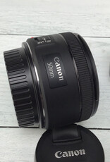 CANON Canon EF 50mm f1.8 STM Lens w/ Hood Used Good