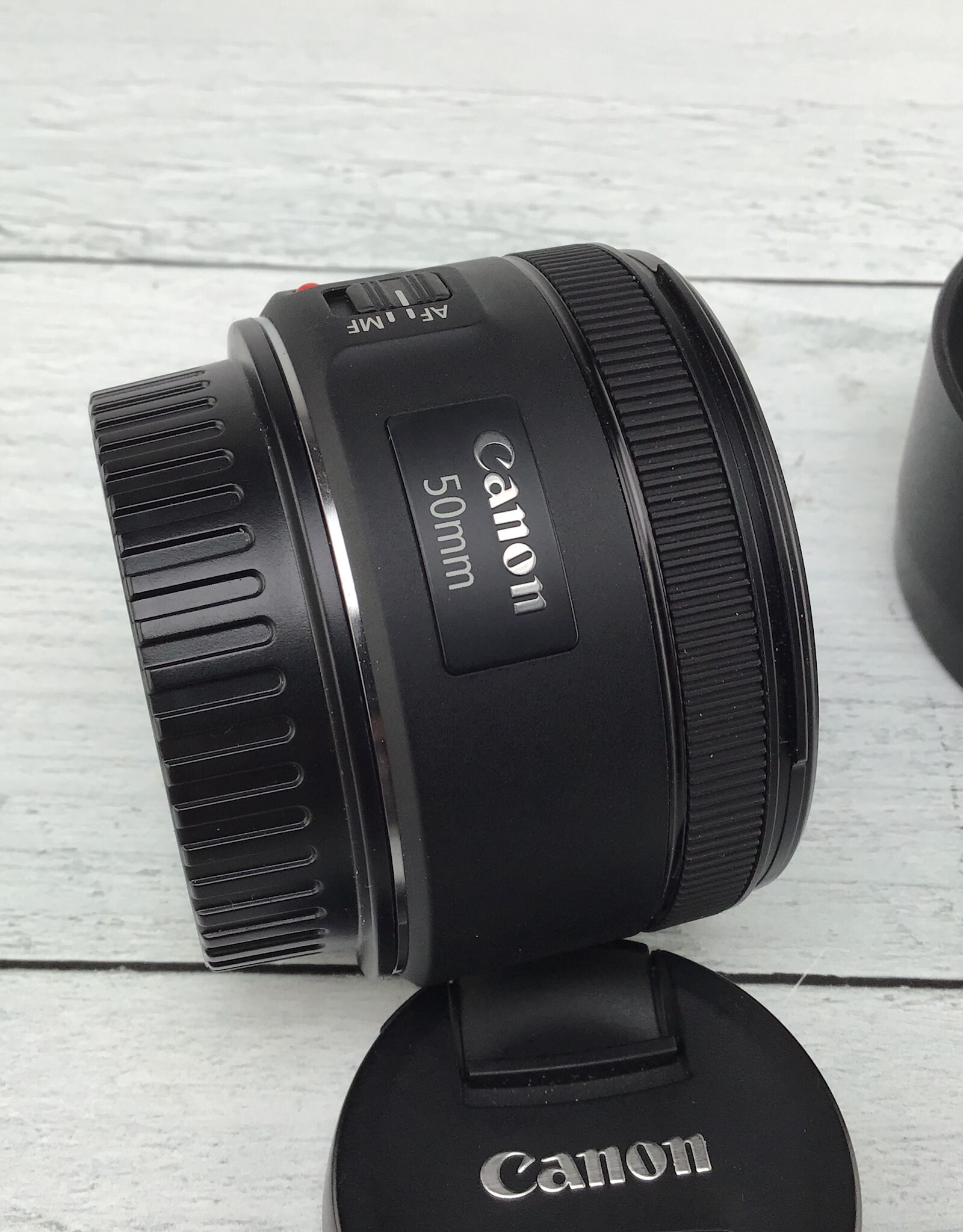 CANON Canon EF 50mm f1.8 STM Lens w/ Hood Used Good