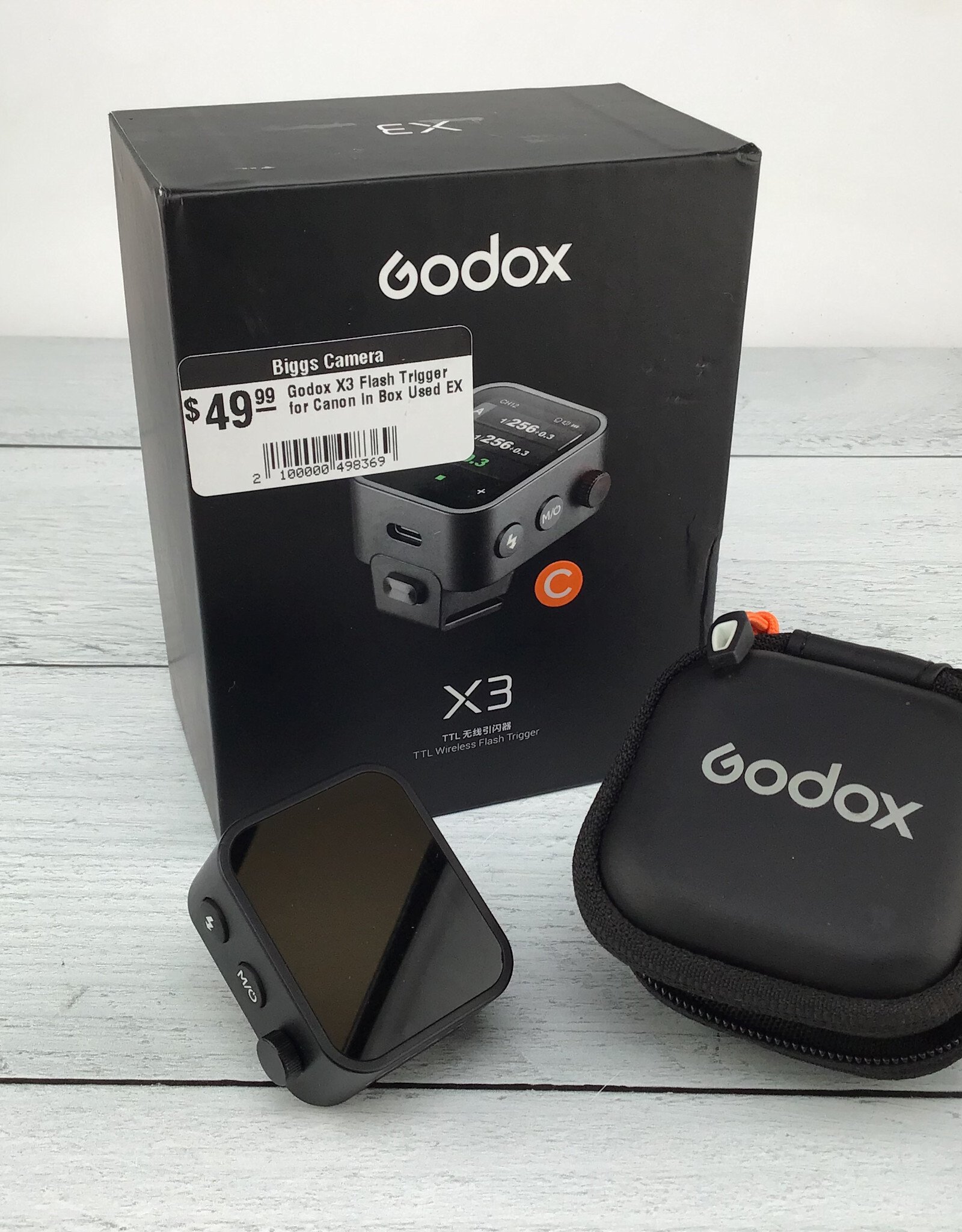 GODOX Godox X3 Flash Trigger for Canon in Box Used EX
