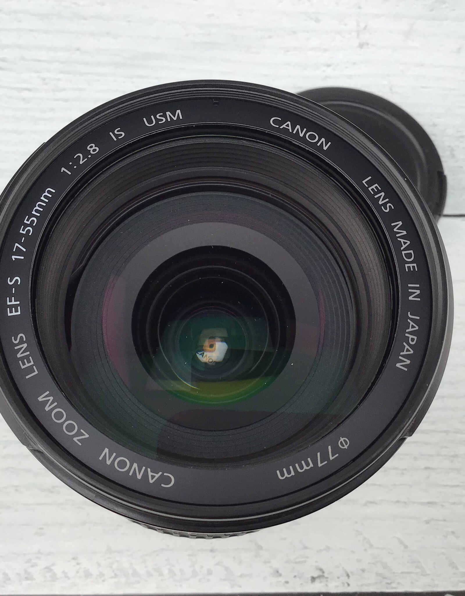 CANON Canon EF-S 17-55mm f2.8 IS USM Lens w/ Hood Used Good