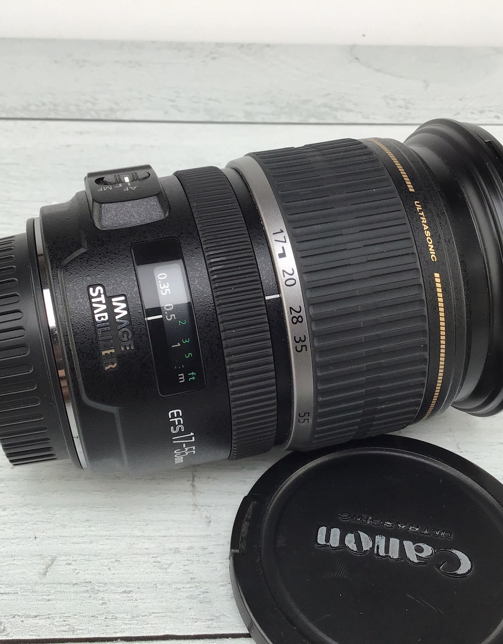 CANON Canon EF-S 17-55mm f2.8 IS USM Lens w/ Hood Used Good