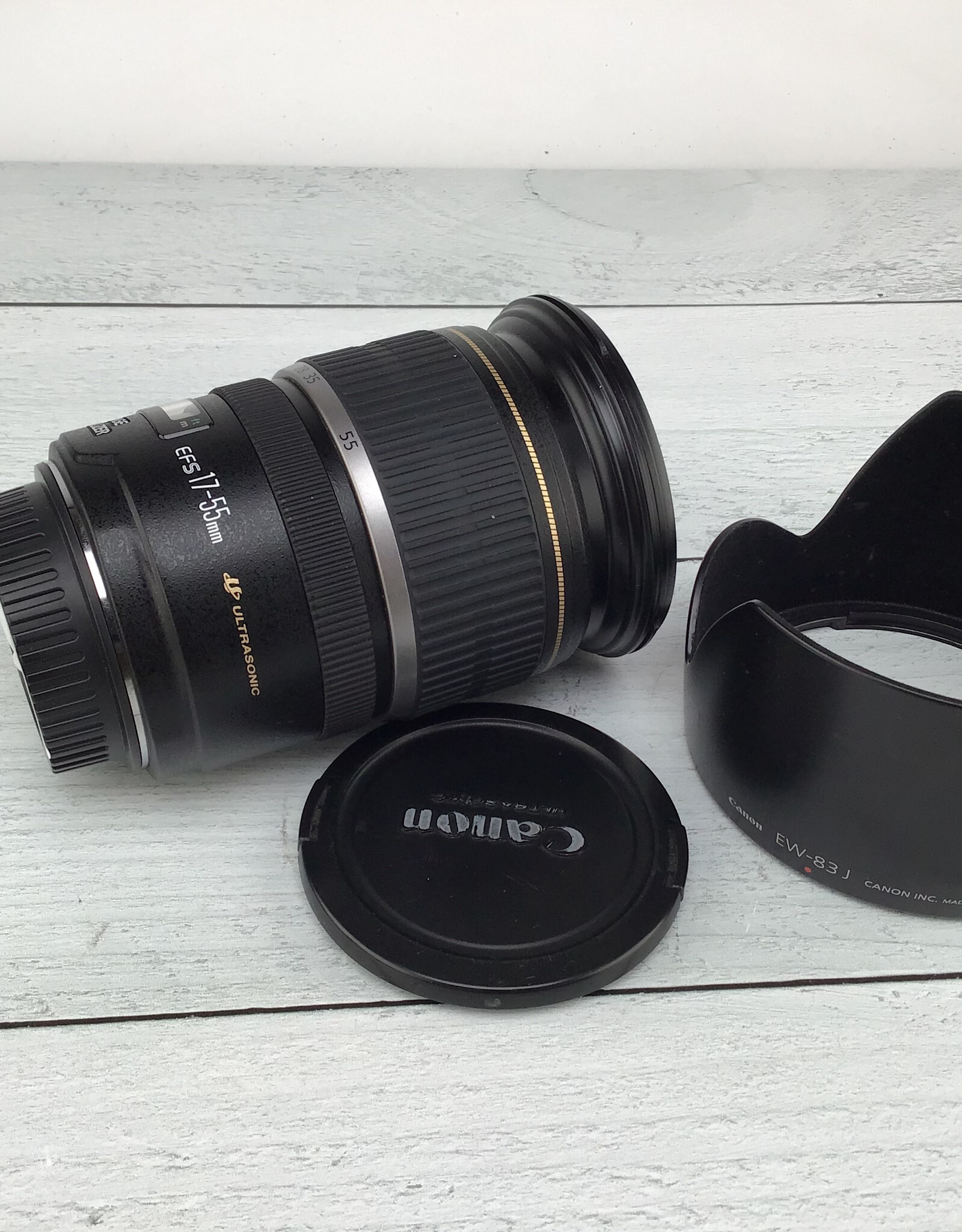 CANON Canon EF-S 17-55mm f2.8 IS USM Lens w/ Hood Used Good