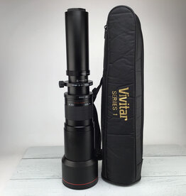 Vivitar Vivitar MZ-5000 650-1300mm f8-16 T Mount Lens w/ Case Used Good