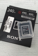 SONY Sony 240GB XQD Memory Card in Bos Used EX