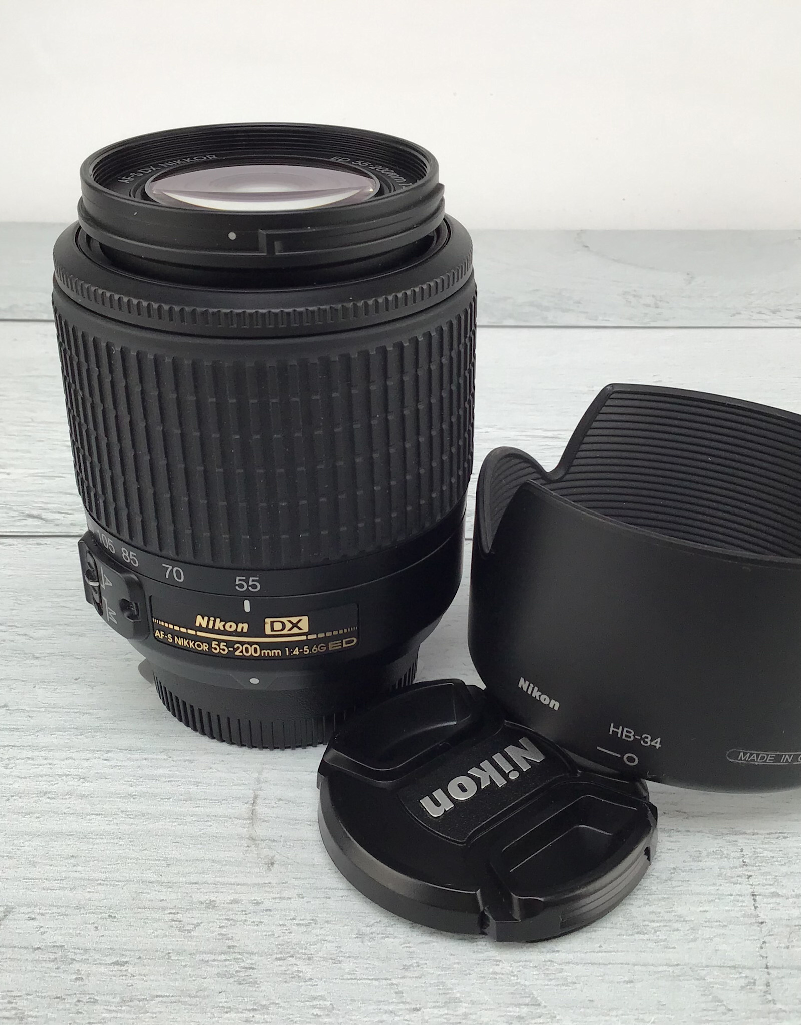 NIKON Nikon AF-S DX Nikkor 55-200mm f4-5.6 G Lens Used Good
