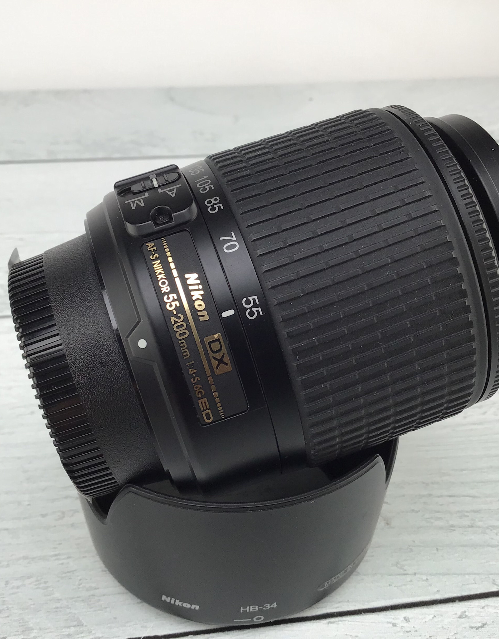 NIKON Nikon AF-S DX Nikkor 55-200mm f4-5.6 G Lens Used Good