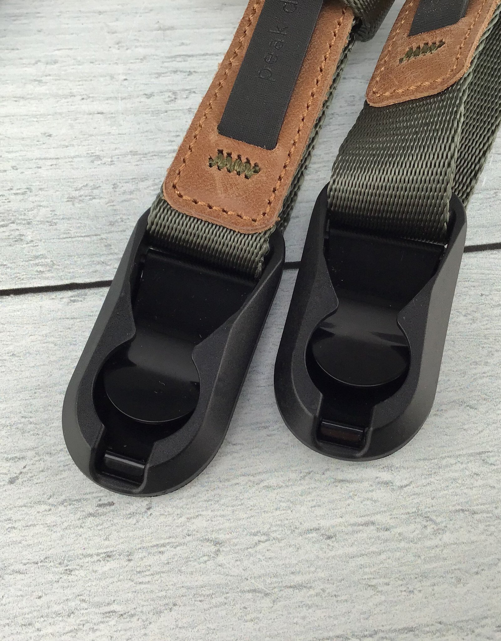 Peak Design Leash Strap Green No Anchors Used Good